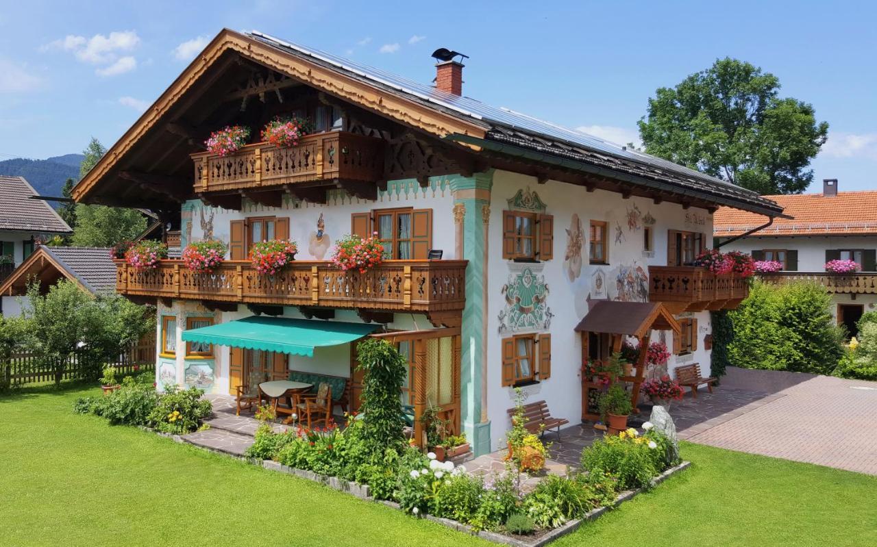 Ferienwohnung Feriendomizil St. Ulrich Krün Exterior foto