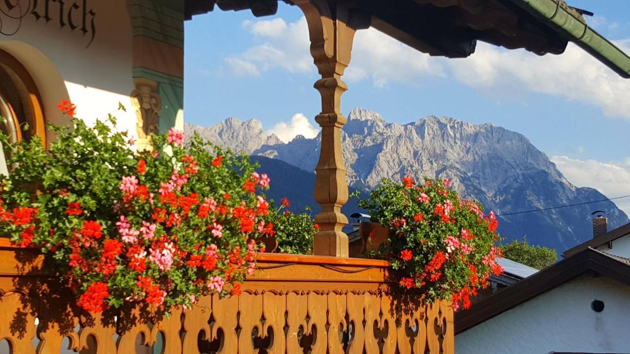 Ferienwohnung Feriendomizil St. Ulrich Krün Exterior foto